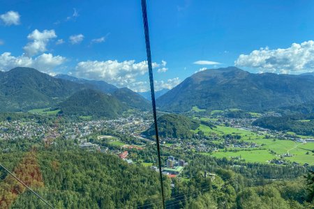 Met de Katrin Seilbahn de Katrin berg op